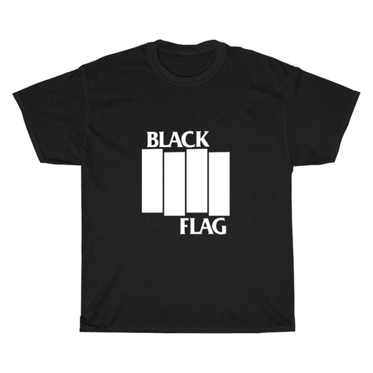 Black Flag Logo Men's Unisex T Shirt Size S to 3XL
