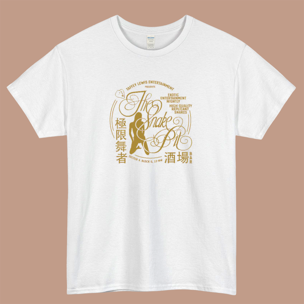 Blade Runner The Snake Pit Gold Logo Mens Unisex Short Sleeve T-Shirt Size S-3XL - P