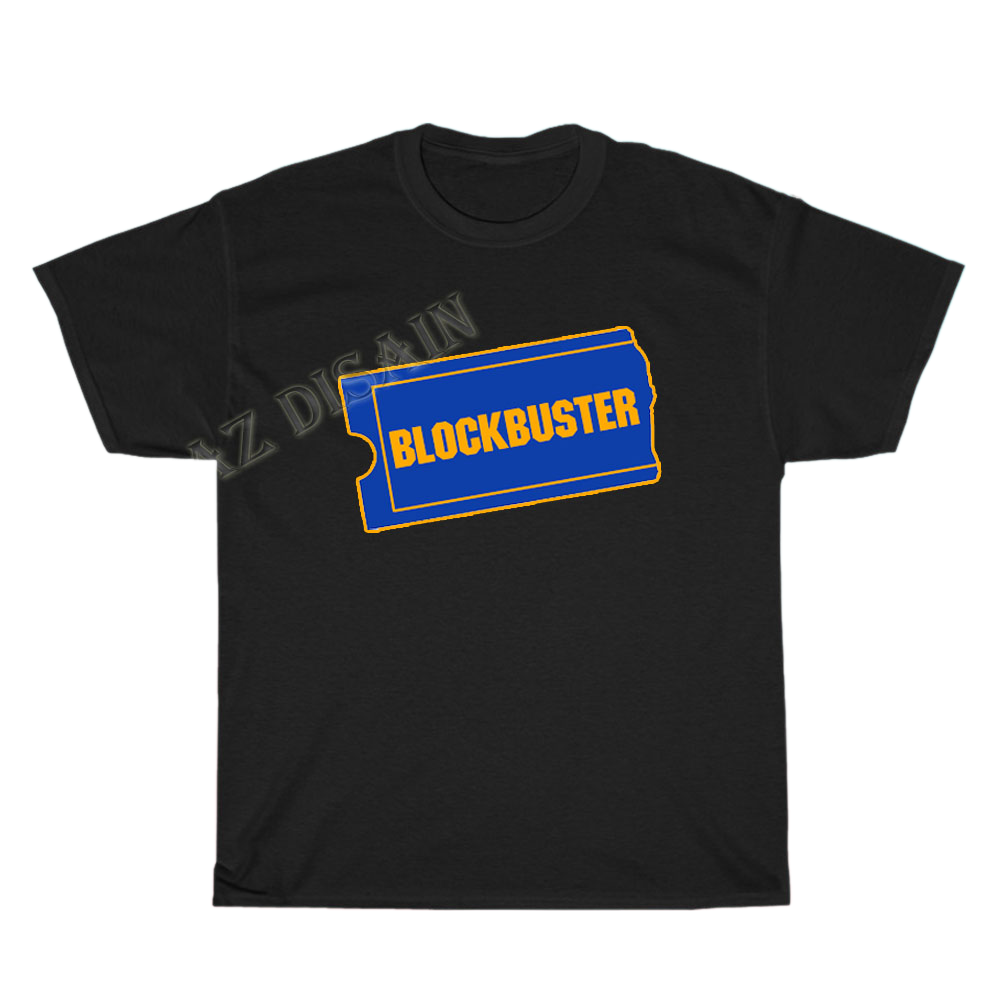 Blockbuster Video logo Men's Unisex T Shirt Size S to 3XL