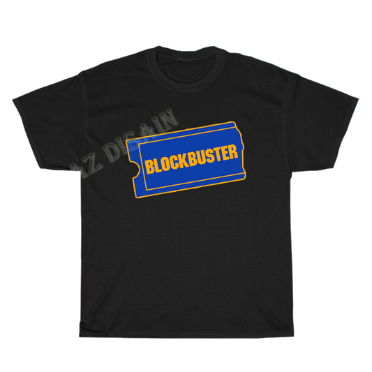 Blockbuster Video logo Men's Unisex T Shirt Size S to 3XL