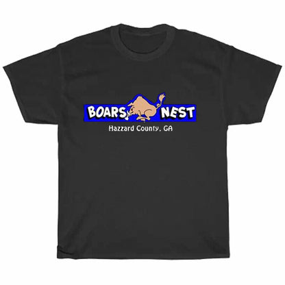 Boars Nest The Dukes of Hazzard Logo Men's Unisex T Shirt Size S to 3XL