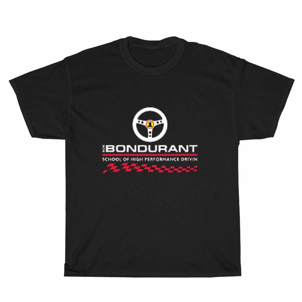 Bob Bondurant School ofHigh Performance Logo Unisex Men's T Shirt Size S to 3XL