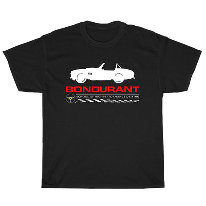 Bob Bondurant School of High Performance Logo Unisex Men's T Shirt Size S to 3XL