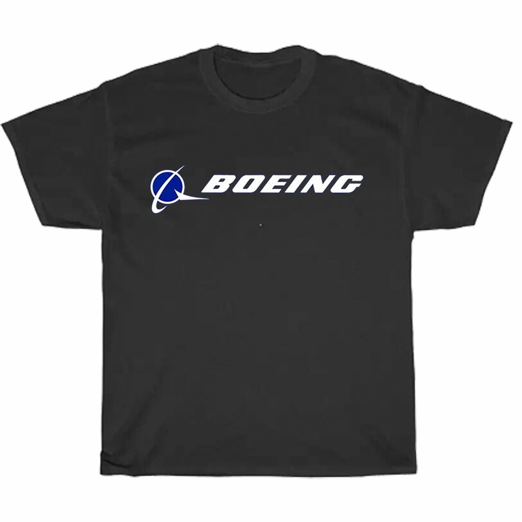 Boeing Aircraft Logo Men's Unisex T Shirt Size S to 3XL