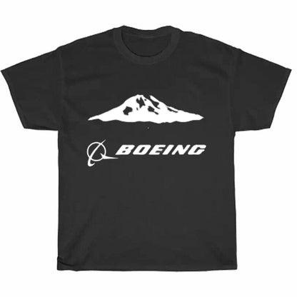 Boeing in Washington Logo Men's Unisex T Shirt Size S to 3XL