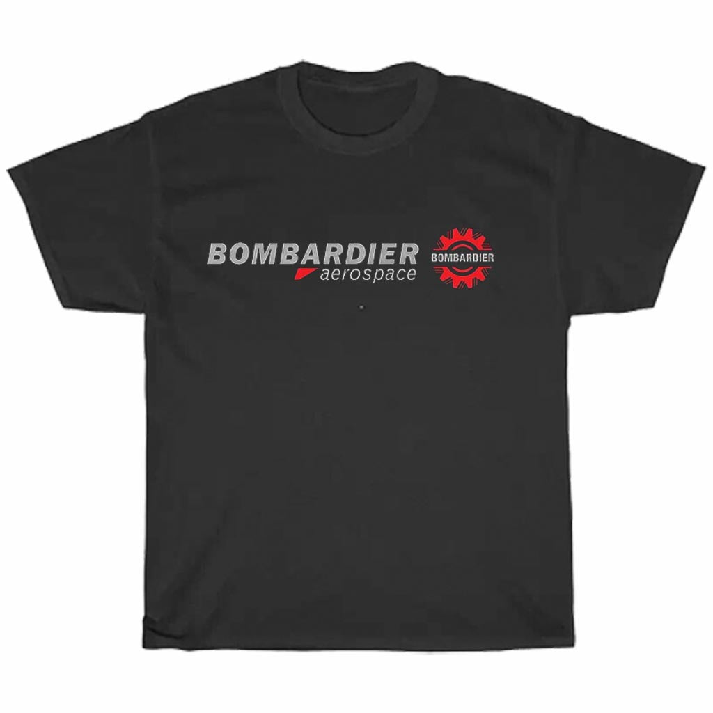 Bombardier Aerospace Logo Men's Unisex T Shirt Size S to 3XL