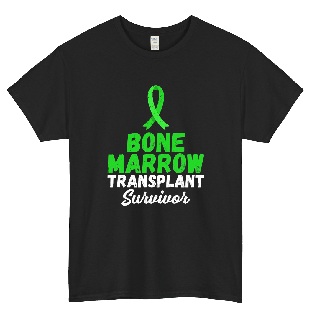 Bone Marrow Transplant Survivor Mens Unisex Short Sleeve T-Shirt Size S-3XL - P