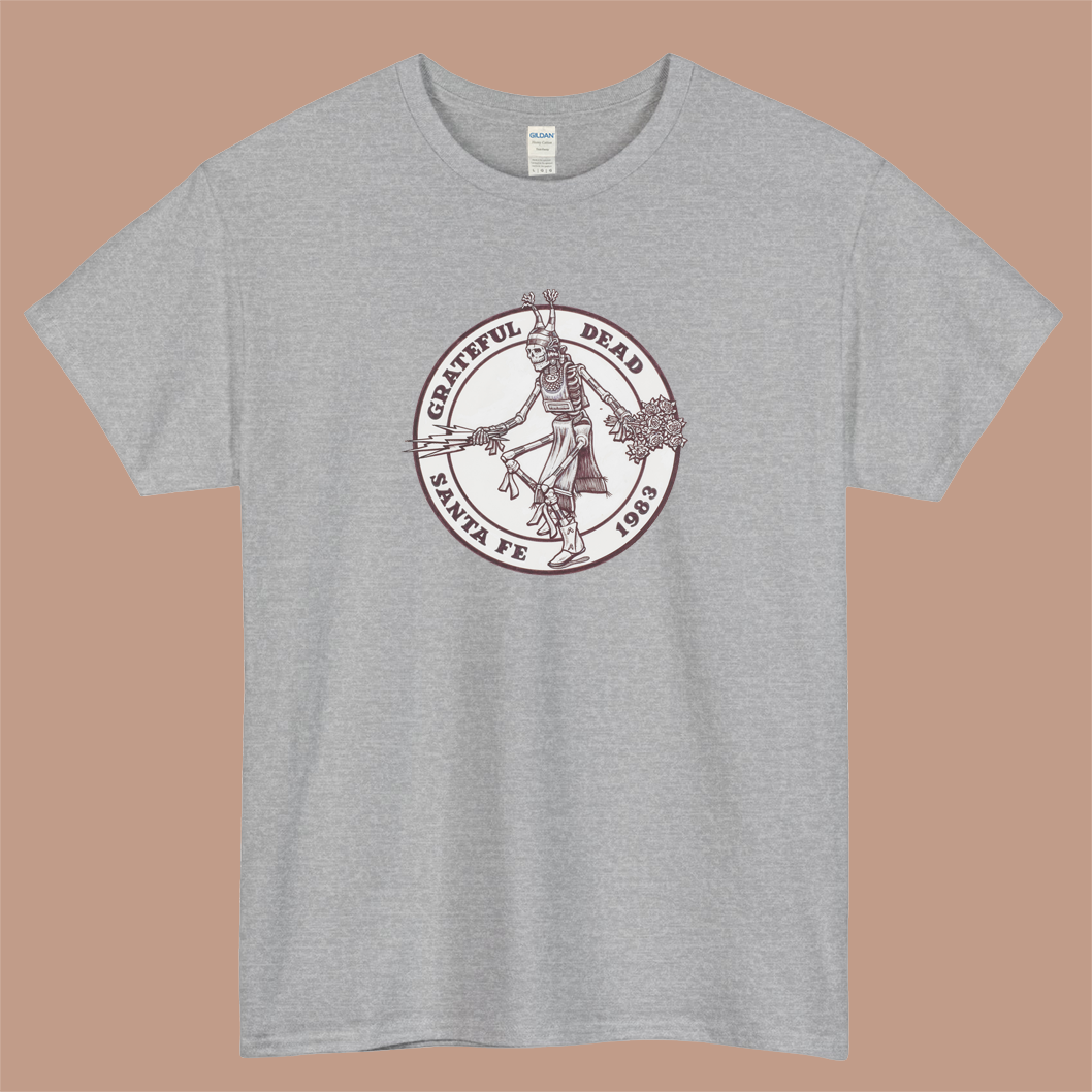 Bonhams - Dennis Larkins The Grateful Dead at The Downs Logo Mens Unisex Short Sleeve T-Shirt Size S-3XL - P