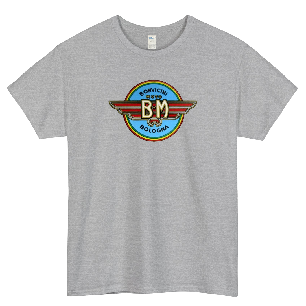 Bonvinicini Motorcycles Bologna Logo Mens Unisex Short Sleeve T-Shirt Size S-3XL - P