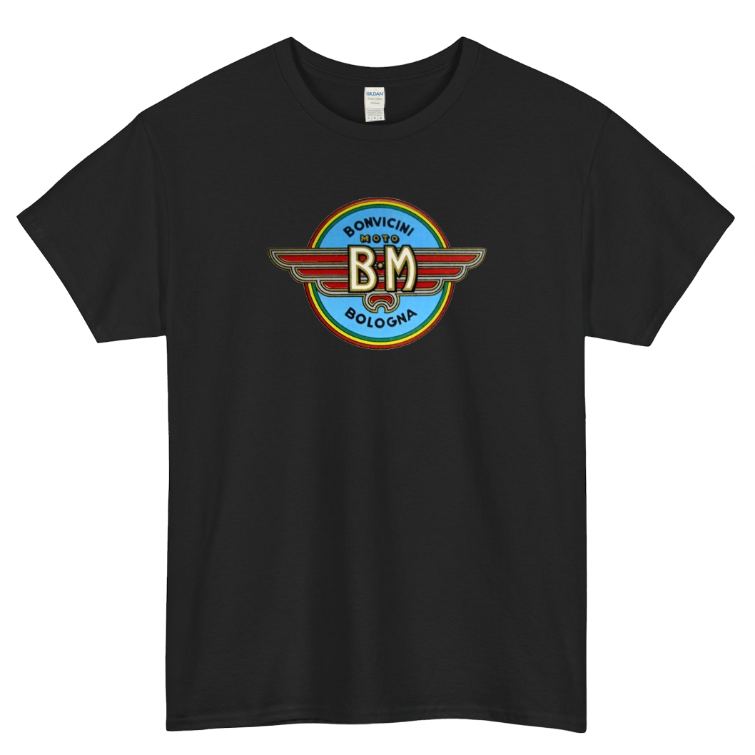 Bonvinicini Motorcycles Bologna Logo Mens Unisex Short Sleeve T-Shirt Size S-3XL - P