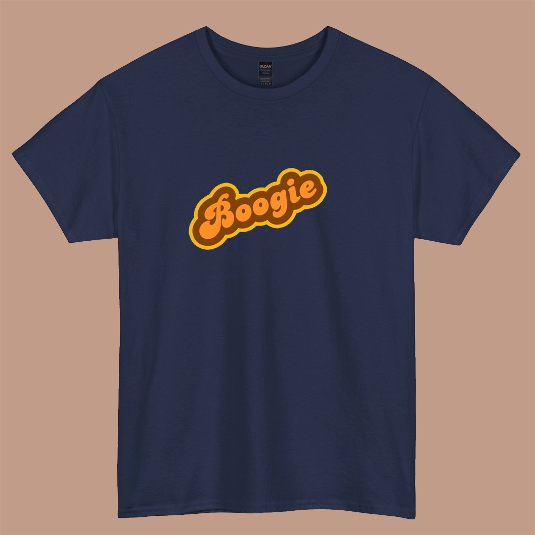 Boogie - Retro 70s logo short sleeve t shirt S-3XL- P