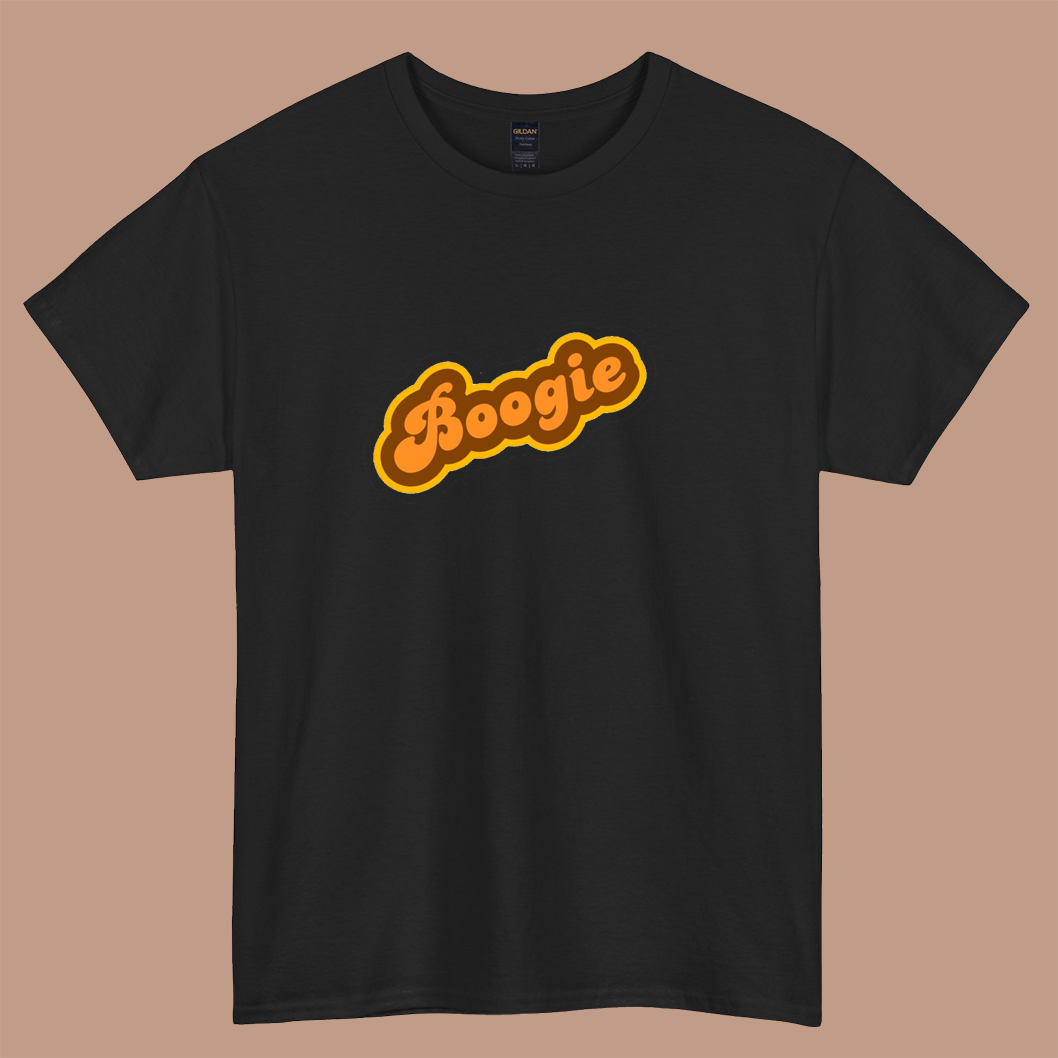 Boogie - Retro 70s logo short sleeve t shirt S-3XL- P
