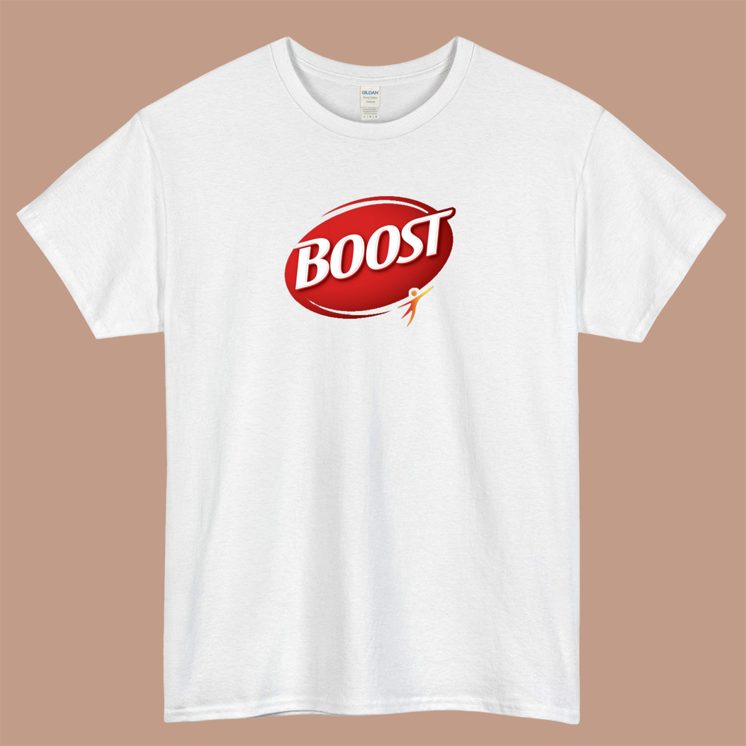Boost 1 Logo Mens Unisex Short Sleeve T-Shirt Size S-3XL