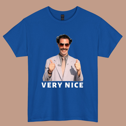 Borat Very Nice logo short sleeve S-3XL -P