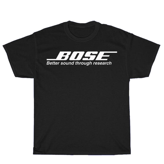 Bose Speaker Audio Logo Men's Unisex T Shirt Size S to 3XL