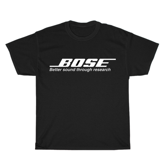 Bose Speaker Audio Logo Men's Unisex T Shirt Size S to 3XL