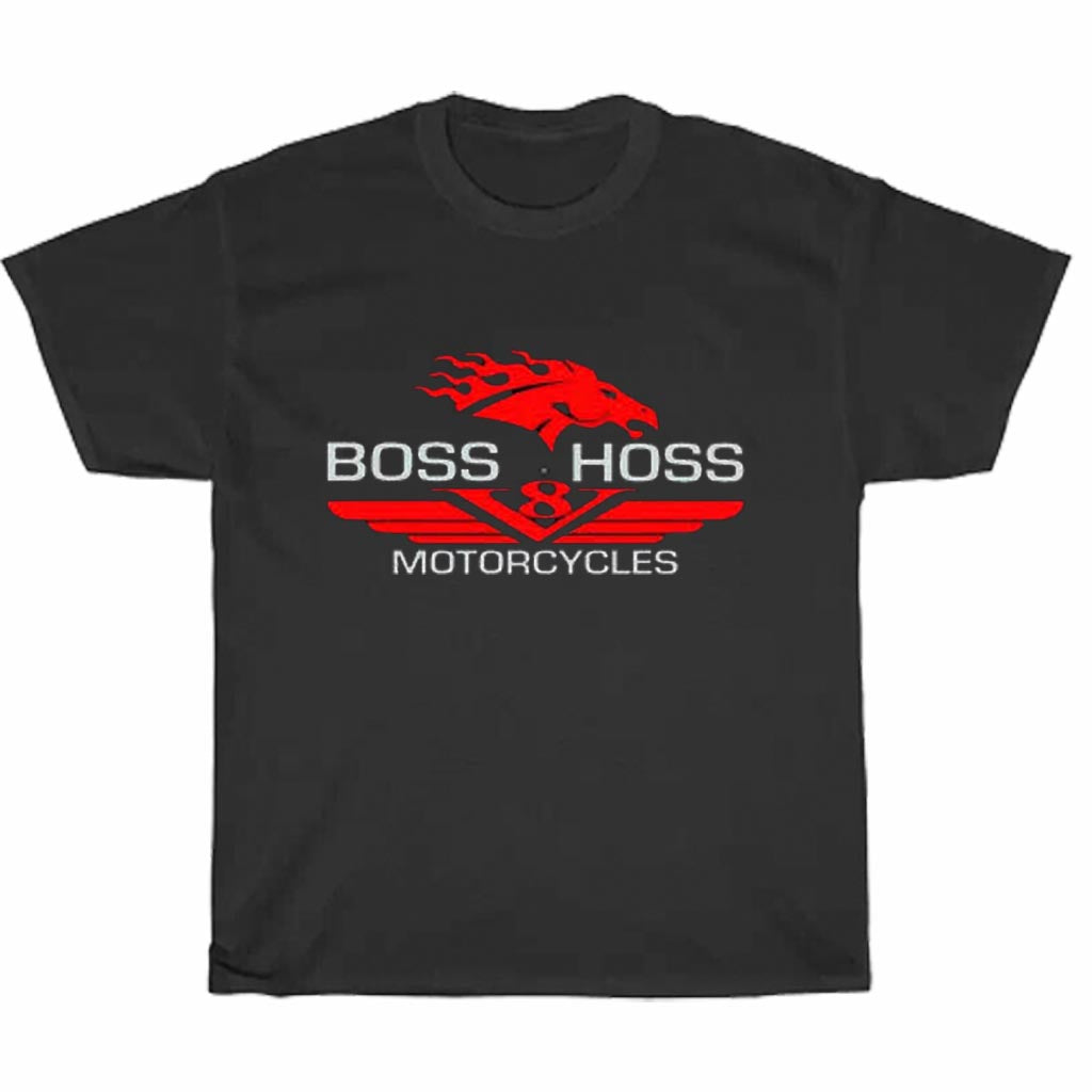 Boss Hoss Cycles logo Men's Unisex T Shirt Size S to 3XL