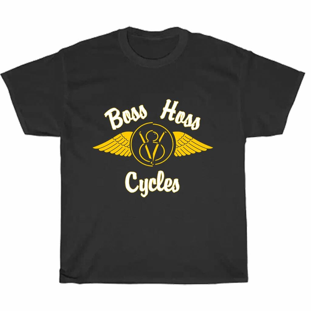 Boss Hoss Motorcycles Logo Men's Unisex T Shirt Size S to 3XL