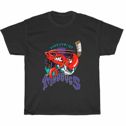 Bossier shreveport mudbugs Logo Men's Unisex T Shirt Size S to 3XL