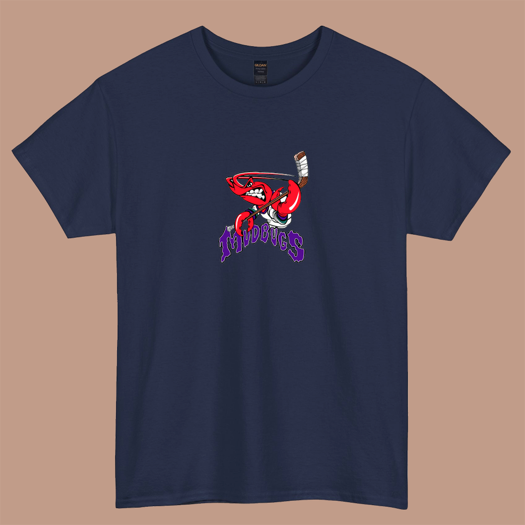 Bossier shreveport mudbugs Logo short sleeve t shirt S-3XL-P