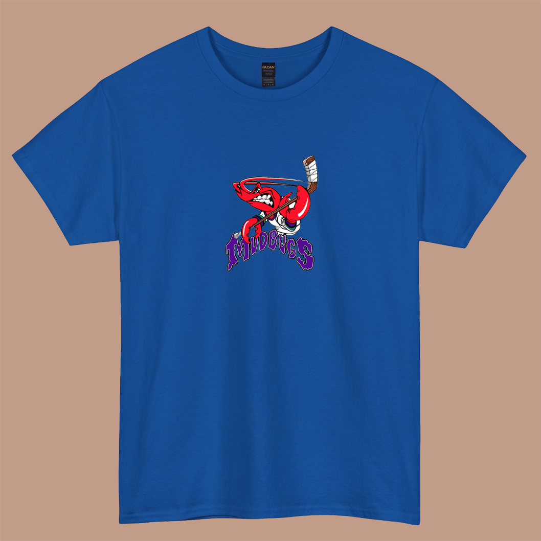 Bossier shreveport mudbugs Logo short sleeve t shirt S-3XL-P