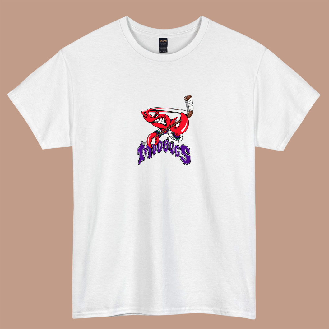 Bossier shreveport mudbugs Logo short sleeve t shirt S-3XL-P