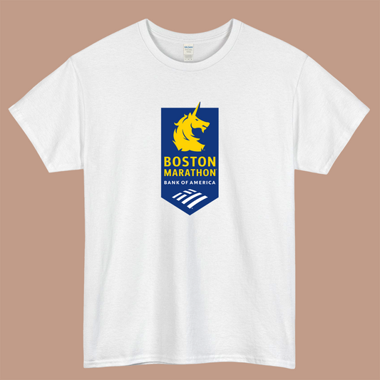 Boston Marathon Logo Mens Unisex Short Sleeve T-Shirt Size S-3XL - P