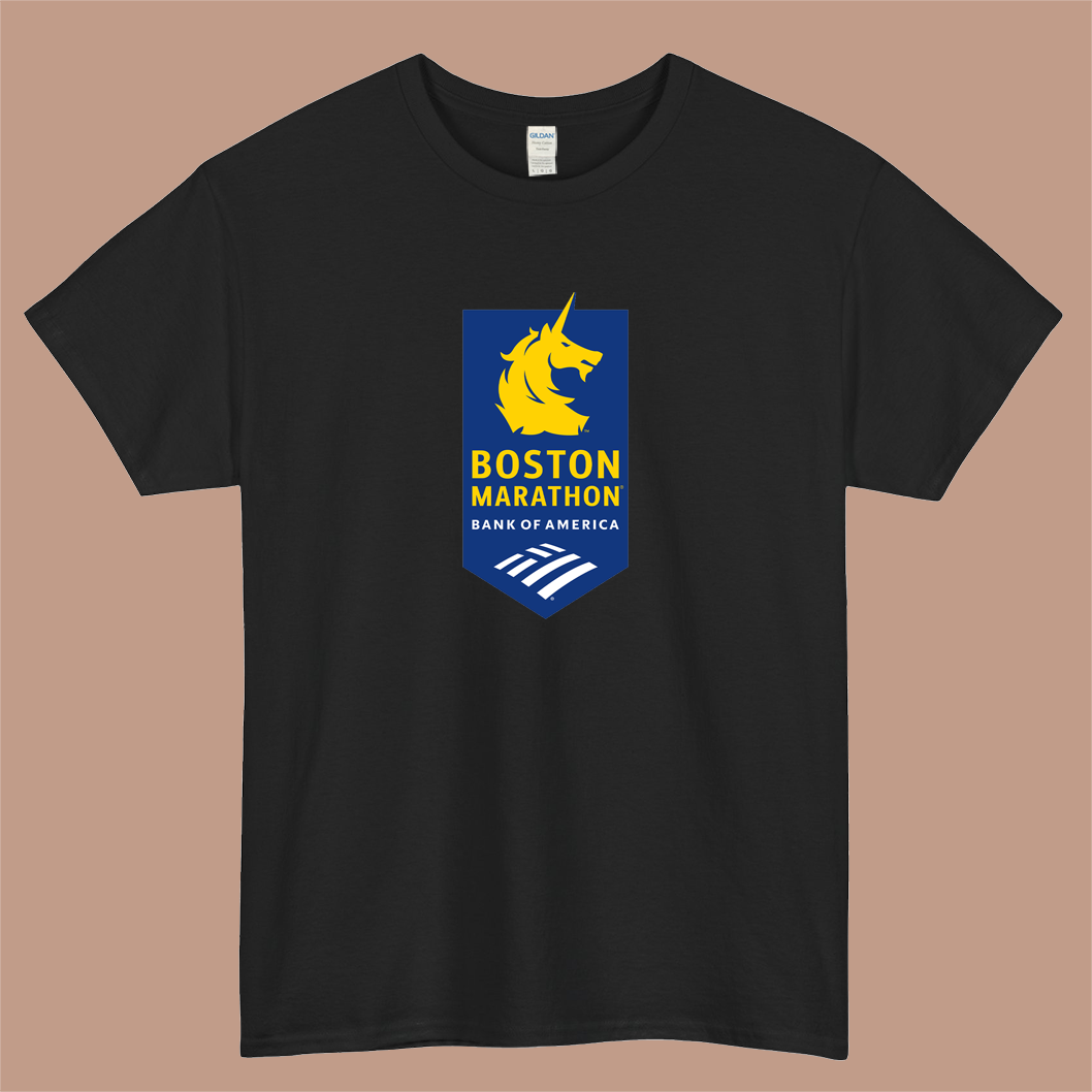 Boston Marathon Logo Mens Unisex Short Sleeve T-Shirt Size S-3XL - P