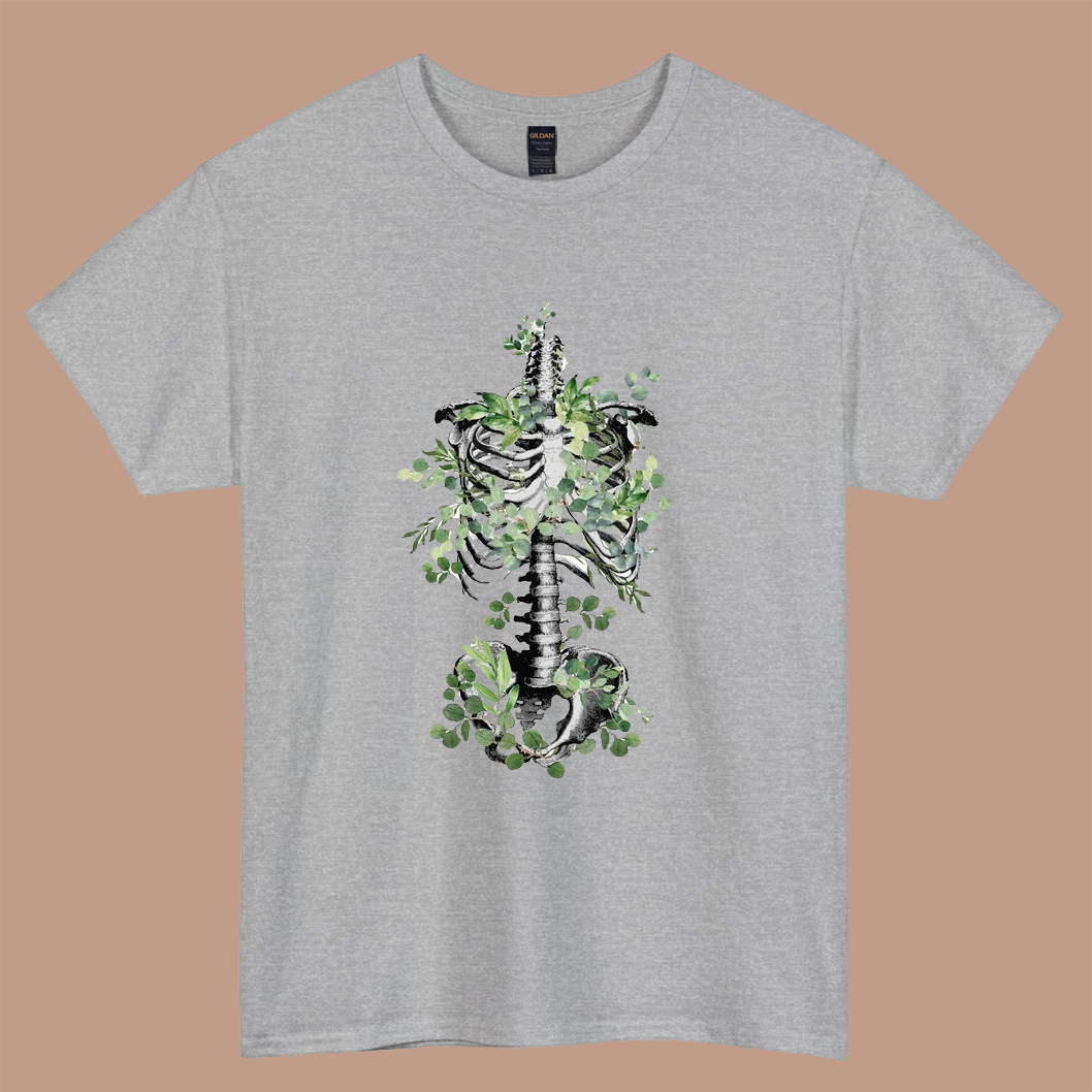 Botanical anatomy logo short SLEEVE T SHIRT -P