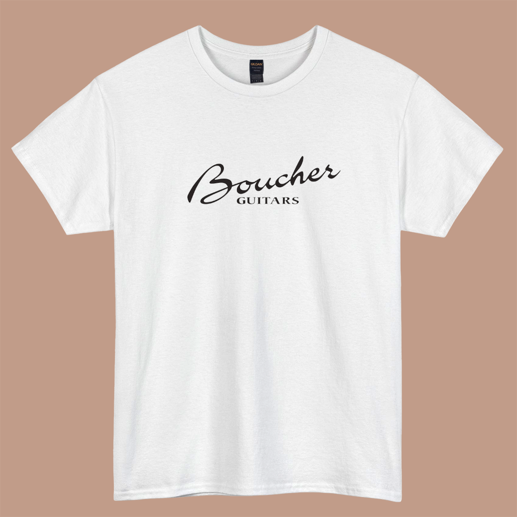Boucher Guitars Logo short sleeve t shirt size S-3XL- P
