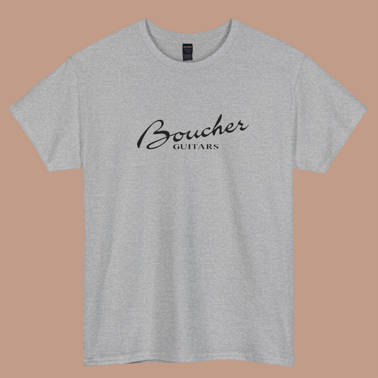 Boucher Guitars logo short sleeve t shirt size S-3XL- P