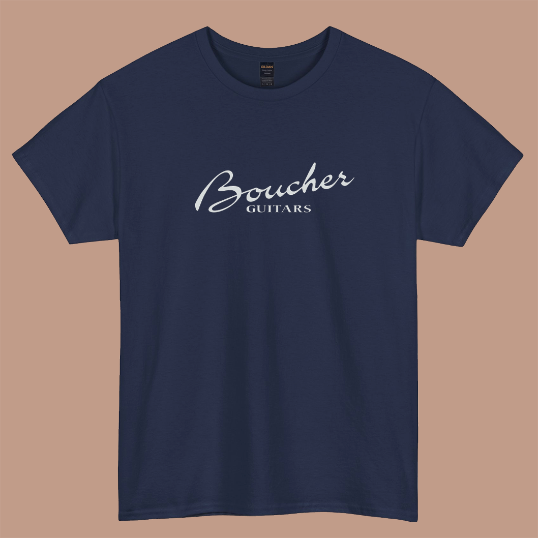 Boucher Guitars Logo short sleeve t shirt size S-3XL- P