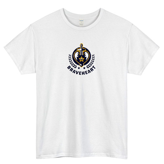 Brave heart Logo short SLEEVE T SHIRT -P