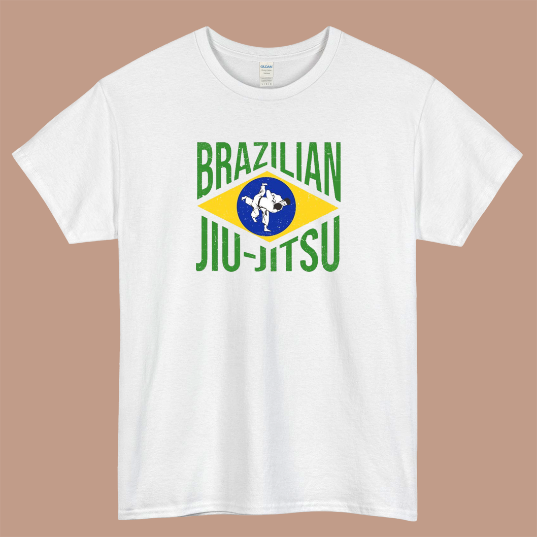 Brazilian Jiu-jitsu Logo Mens Unisex Short Sleeve T-Shirt Size S-3XL - P