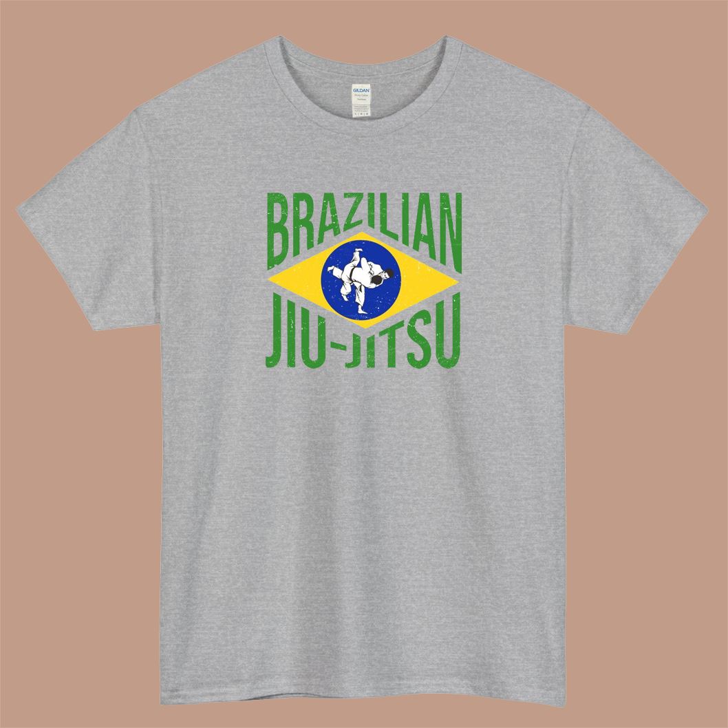 Brazilian Jiu-jitsu Logo Mens Unisex Short Sleeve T-Shirt Size S-3XL - P
