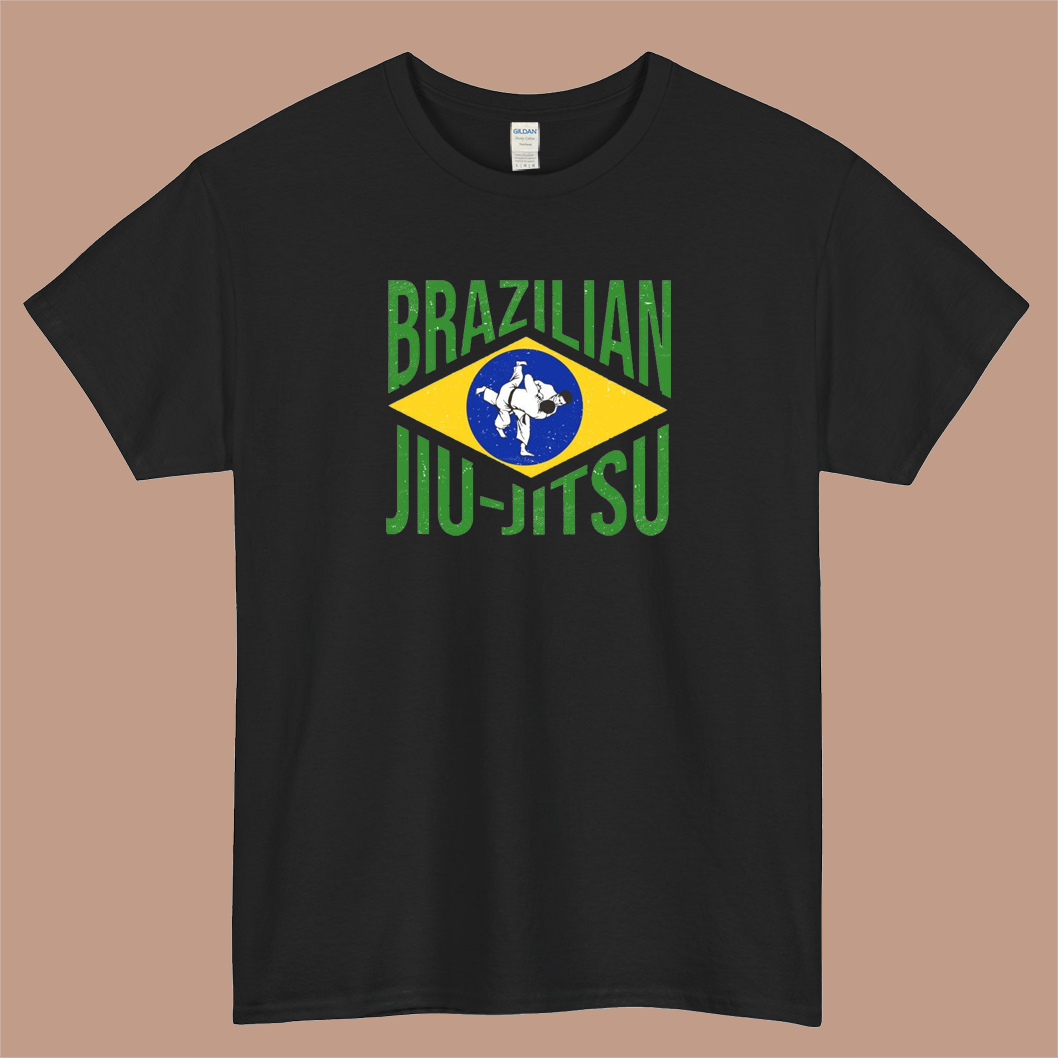 Brazilian Jiu-jitsu Logo Mens Unisex Short Sleeve T-Shirt Size S-3XL - P