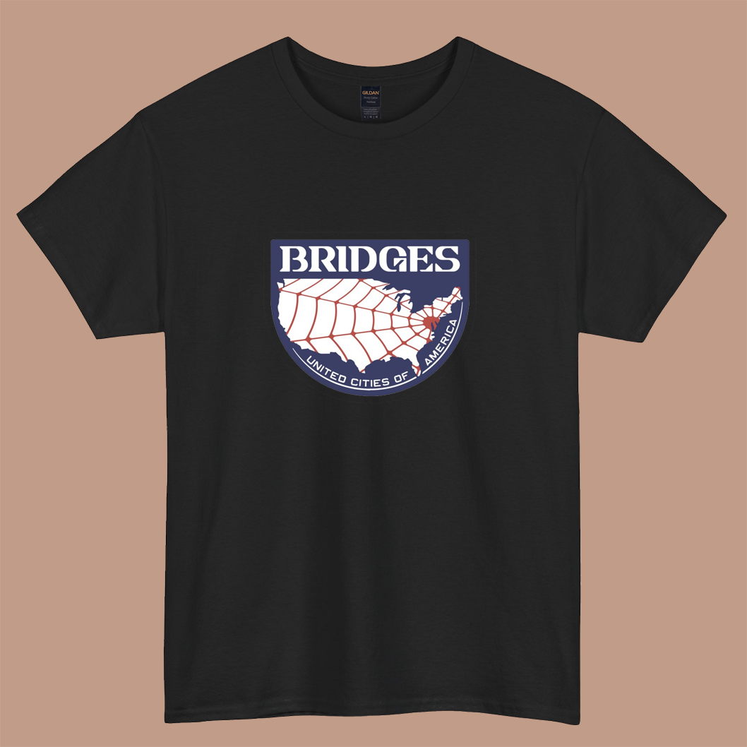Bridges  logo short sleeve t shirt Size S-3XL -P