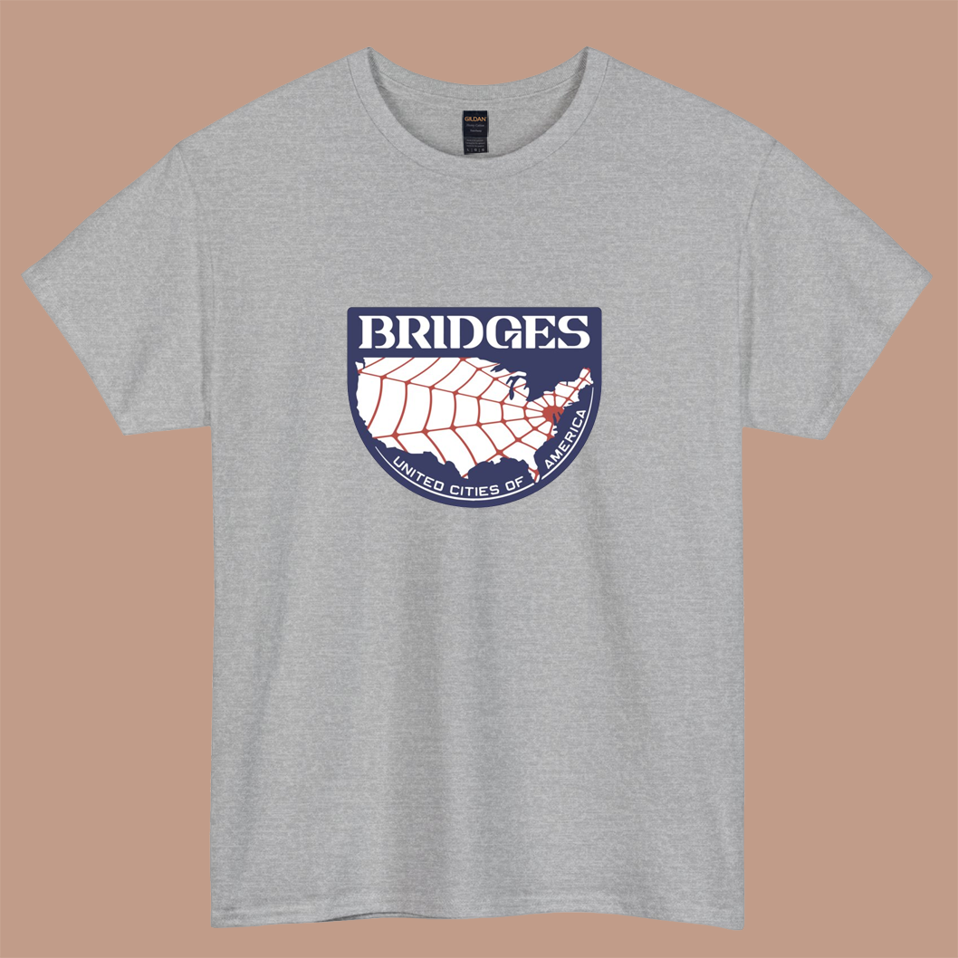 Bridges  logo short sleeve t shirt Size S-3XL -P
