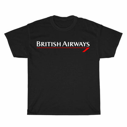 British Airways Vintage Logo Men's Unisex T Shirt Size S to 3XL