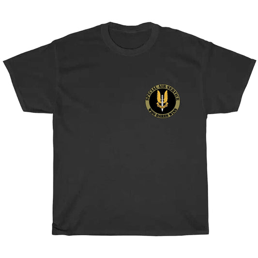 British SAS Special Air Service Logo Men's Unisex T Shirt Size S to 3XL