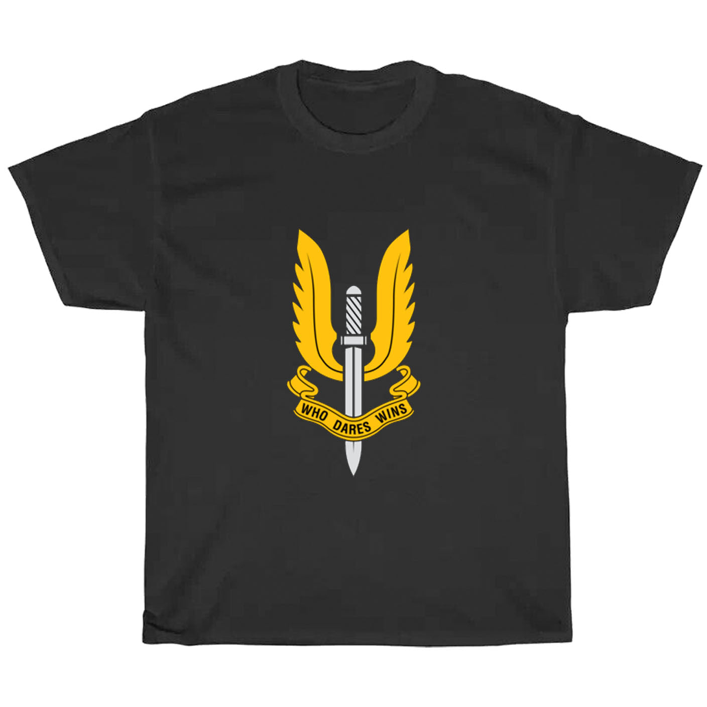 British SAS Special Air Service Logo Men's Unisex T Shirt Size S to 3XL