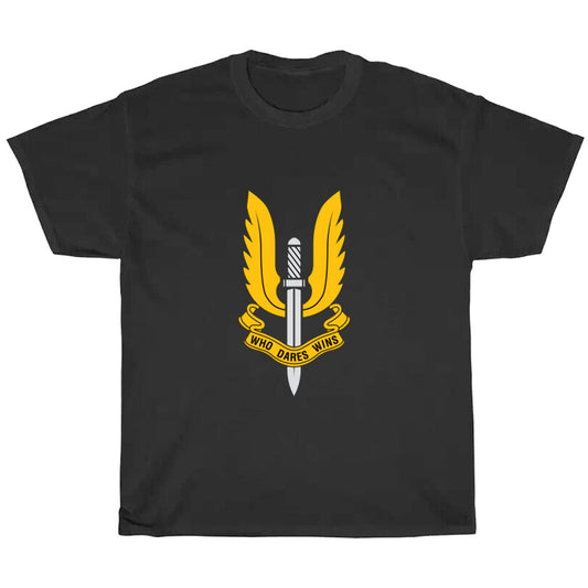 British SAS Special Air Service Logo Men's Unisex T Shirt Size S to 3XL