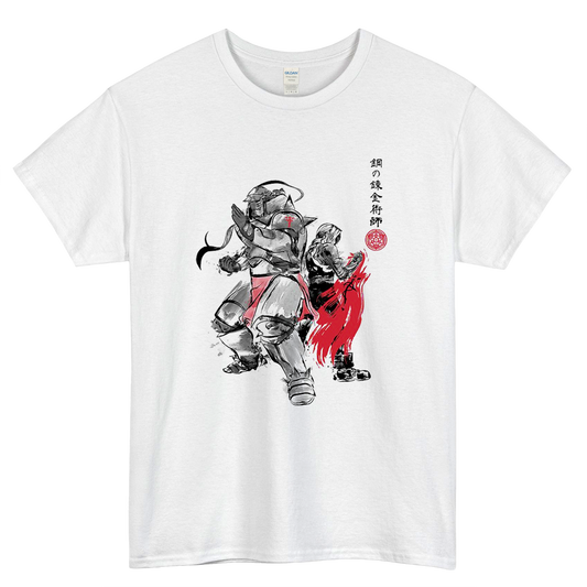 Brotherhood sumi-e Mens Unisex Short Sleeve T-Shirt Size S-3XL - P