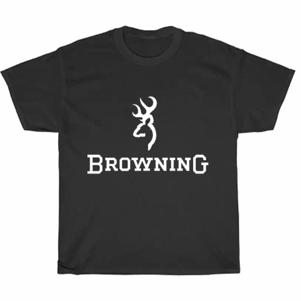 Browning Firearms Company Logo Men's Unisex T Shirt Size S to 3XL