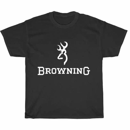 Browning Firearms Company Logo Men's Unisex T Shirt Size S to 3XL