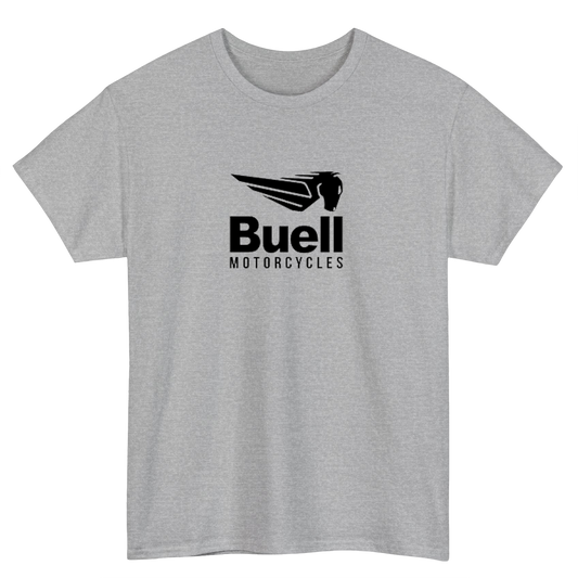 Buell American Motorcycle Logo Mens Unisex Short Sleeve T-Shirt Size S-3XL - P