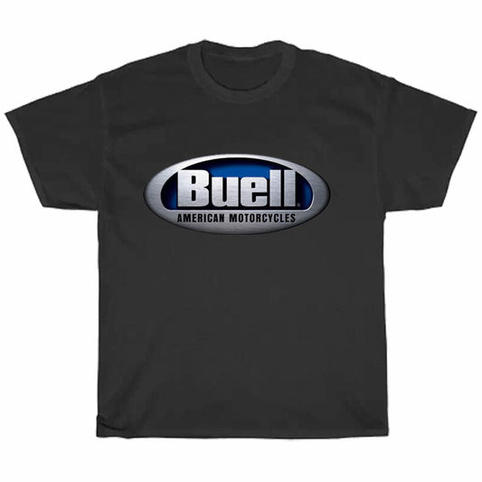 Buell American Motorcycle Logo Men's Unisex T Shirt Size S to 3XL