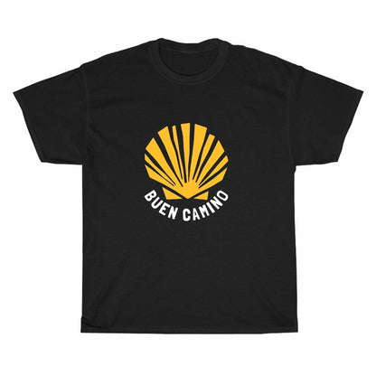 Buen Camino De Santiago Peregrino Logo Men's Unisex T Shirt Size S to 3XL