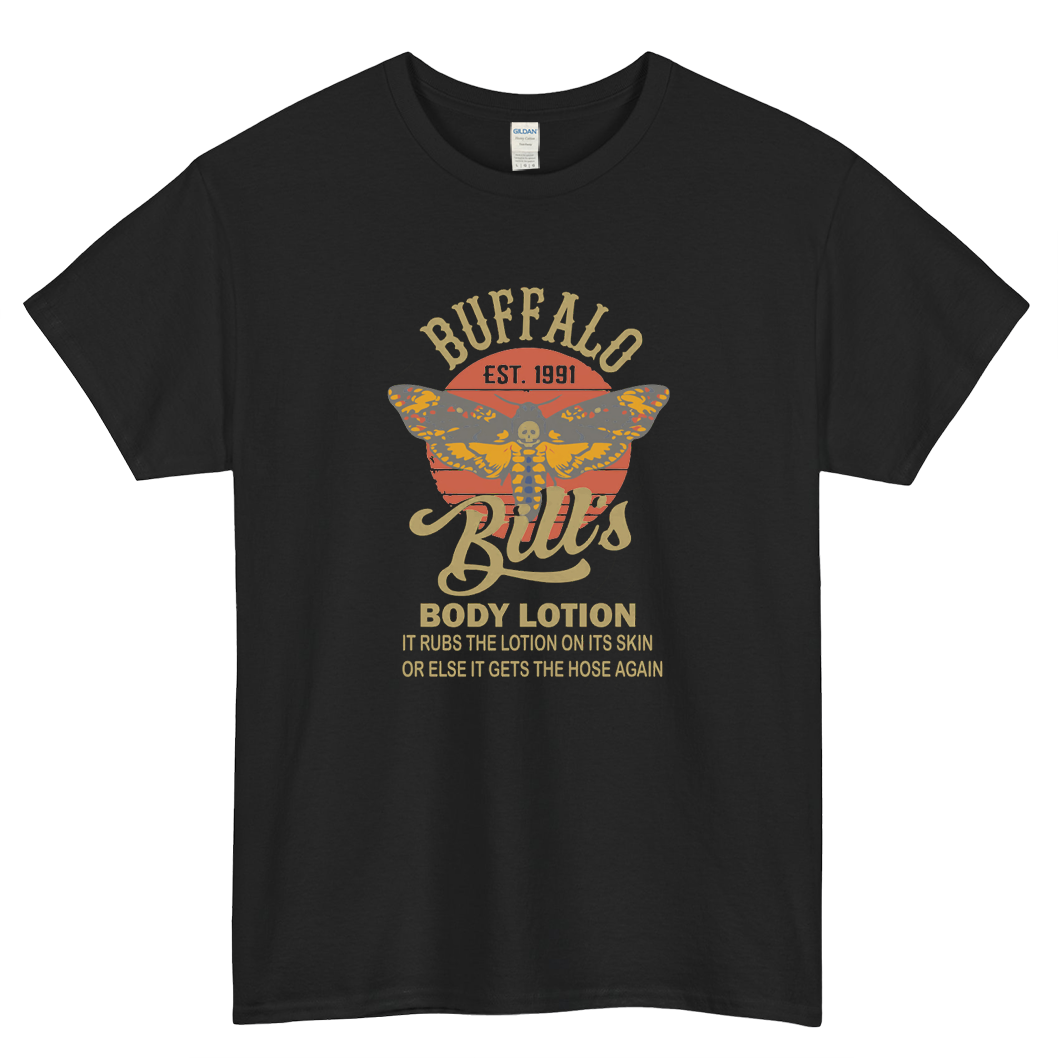Buffalo Bills Lotion Logo Mens Unisex Short Sleeve T-Shirt Size S-3XL - P