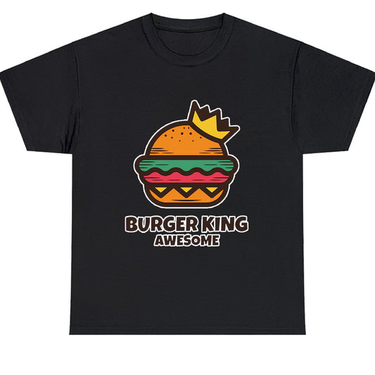 Burger King Awesome Logo Men's Unisex T Shirt Size S to 3XL